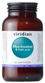 VIRIDIAN Myo-Inositol & Folic Acid 120 g