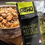 Adventure menu pikantní kotlík s bulgurem