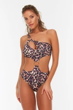 Dámské plavky Trendyol Leopard print