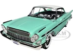 1961 DeSoto Adventurer Light Green with White Top 1/18 Diecast Model Car by Road Signature