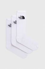 Ponožky The North Face 3-pak pánske, biela farba, NF0A882HFN41