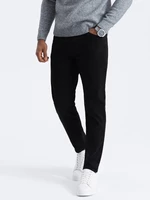 Ombre Men's tailored chino pants - black