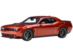 2022 Dodge Challenger R/T Scat Pack Widebody Sinamon Stick Orange 1/18 Model Car by Autoart