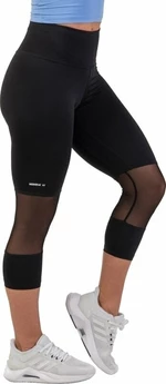 Nebbia High-Waist 3/4 Length Sporty Leggings Black S Fitness Hose