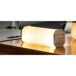 Brązowa lampa stołowa LED ze ściemniaczem (wysokość 3,5 cm) Accordion – Gingko