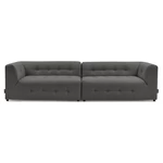 Ciemnoszara sofa 324 cm Kleber – Bobochic Paris