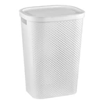 Biały plastikowy kosz na pranie 60 l Infinity – Curver