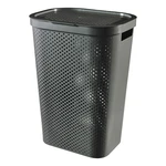 Szary kosz na pranie Curver Infinity Hamper, 60 l