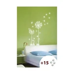 Naklejka z 15 kryształkami Swarovski Ambiance Dandelion Flowers