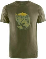 Fjällräven Arctic Fox Dark Olive XL Camiseta Camisa para exteriores