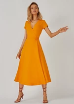 Kolorli Woman's Dress Flora Midi