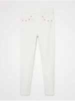 White Girly Slim Fit Jeans Desigual Tartaleta - Girls