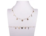 Stainless steel necklace G2211-1-20 gold