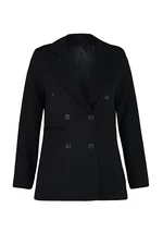 Trendyol Black Regular Woven Lined Blazer Jacket