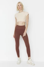 Jerf Lily - Brown High Waist Consolidating Leggings