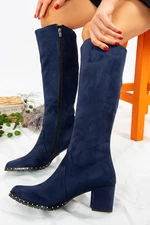 Fox Shoes Navy Blue Women's Boots