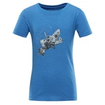 Kids cotton T-shirt nax NAX JULEO electric blue lemonade variant pf