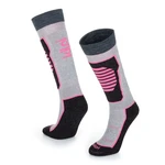 Kids ski socks KILPI ANXO-J pink