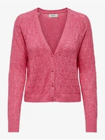 Pink Womens Cardigan ONLY Alvi - Ladies