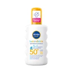 Nivea SUN Sensitive OF50+ dětský opalovací sprej 200 ml