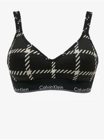 Černá kostkovaná braletka Calvin Klein Underwear - Dámské