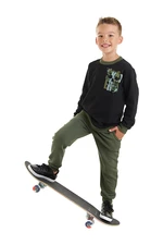 Mushi Skate Black Khaki Boys' Tracksuit Set