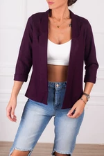 armonika Women's Purple Double Sleeve Jacket