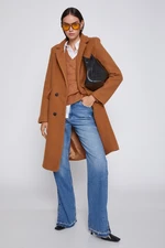 Koton Women's Camel Hair Coat