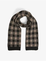 Black and brown women's plaid scarf VILA Vilibby - Women