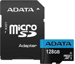 Paměťová karta ADATA 128GB microSDXC, class 10, UHS-1, s adaptérem