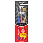 COLGATE Zubní kartáček Zig Zag Charcoal 3 ks