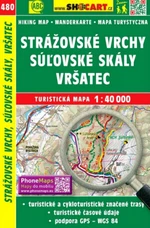 Stážovské vrchy, Súľovské skály, Vršatec 1:40 000