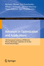 Advances in Optimization and Applications