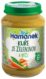 HAMÁNEK Kurča so zeleninou a ryžou 190 g