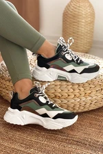DARK SEER Women's Black and White Sneakers