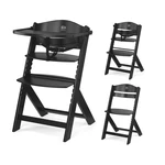 KINDERKRAFT Židlička jídelní Enock Black, Premium
