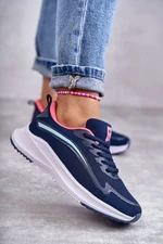 Women's Fashion Sports Shoes Sneakers Navy Blue Ida