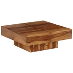 Coffee table 80x80x30 cm solid sheesham wood