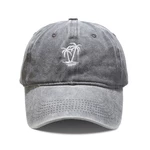 Men's Pure Cotton Retro Coconut Embroidery Washed Doing Sunscreen Sweat Absorbing Baseball Cap