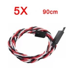 5X Amass 60 Core 90cm Anti-off Servo Extension Wire Cable For Futaba
