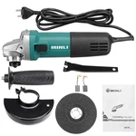 220V Blue+Balck 100MM/115MM/125mm 6 Speeds Electric Polisher Equipped with a Reliable Motor