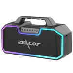 ZEALOT S57 bluetooth Speaker 60W Portable Speakers 14400mAh Four Drivers Hifi Bass RGB Light Outdoors Wireless Speaker f