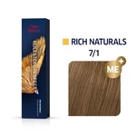 Wella Professionals Koleston Perfect Me+ Rich Naturals profesjonalna permanentna farba do włosów 7/1 60 ml