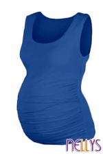 Be MaaMaa Top, tílko DANA  nejen pro těhotné  - modrá, vel. S/M, vel. S/M