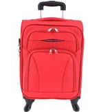 Cestovní textilní kufr na čtyřech kolečkách Agrado (S) 45l - červená