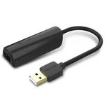 Vention USB2.0 Ethernet Adapter 100Mbps LAN Card Network Cable Ethernet Port for All in one PC Driver Free Plug and Play
