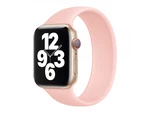 Řemínek COTEetCI Liquid Silicone Band 170mm pro Apple Watch 42/44 mm, růžová