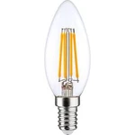 LED žárovka LightMe LM85336 230 V, E14, 7 W = 60 W, teplá bílá, A++ (A++ - E), tvar svíčky, nestmívatelné, vlákno, 1 ks