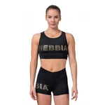 Dámský mini top Nebbia Gold Mesh 830  Black  XS