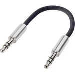Jack audio kabel SpeaKa Professional SP-7870496, 10.00 cm, černá